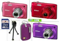 APARAT NIKON COOLPIX S3300 kolory + AKCESORIA